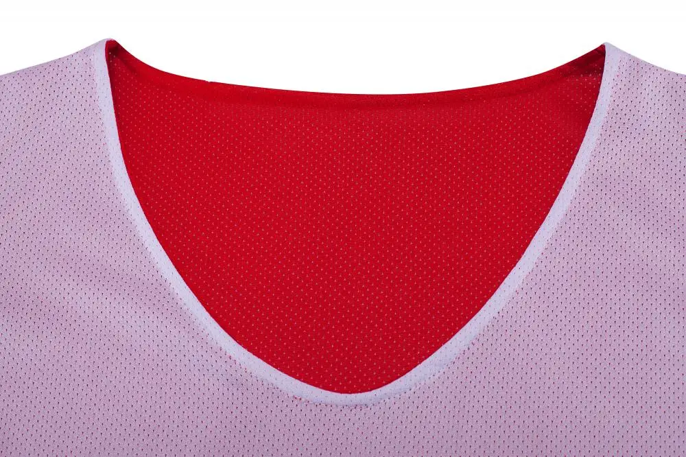 Double Sided Wearable Quick Dry Men Kids Basketball Jersey Uniforms Clothes Workout Double-deck Sleevess Sport Shirts 4