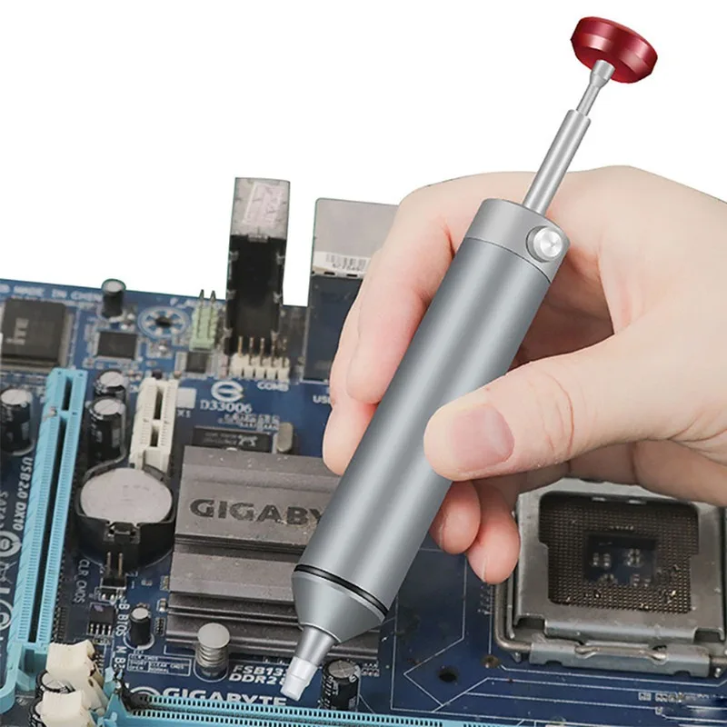 

Professional Desoldering Pump Solder Sucker Solder Removal Tool Powerful Vacuum Suction and Heat-Resistant with Nozzle