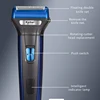 Kemei Multifunctional 3 In 1 Electric Foil Shaver Rechargeable Cordless Hair Clipper Beard Nose Hair Trimmer Razor Grooming Kit 6