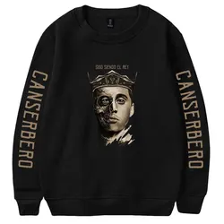 Singer Canserbero Merch Oversized Hoodie Women Men O-neck Long Sleeve Crewneck Sweatshirt Casual Tracksuit Hip Hop Clothing