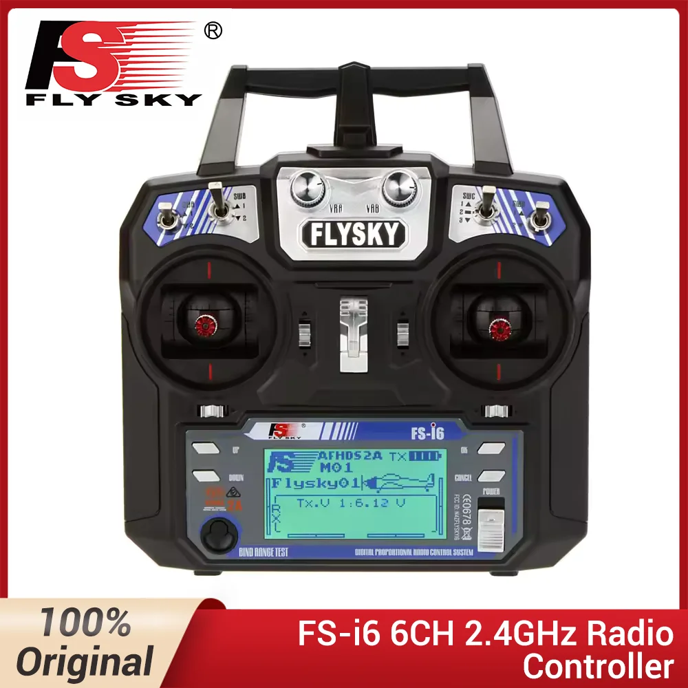 Flysky FS-i6 FS I6 2.4G 6CH RC Transmitter M2 Controller AFHDS 2A FS-iA6 FS-iA6B Receiver for Quadcopter Fixed Wing Glider Boat