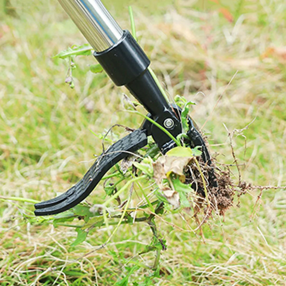 Claw Foot Pedal Weed Puller Weeding Head Stand Up Digging Weeder Lawn Grass Root Grass Remover Digging Weeder Gardening newest high quality weeding head replacement metal weed puller head gardening digging weeder removal accessory garden tool