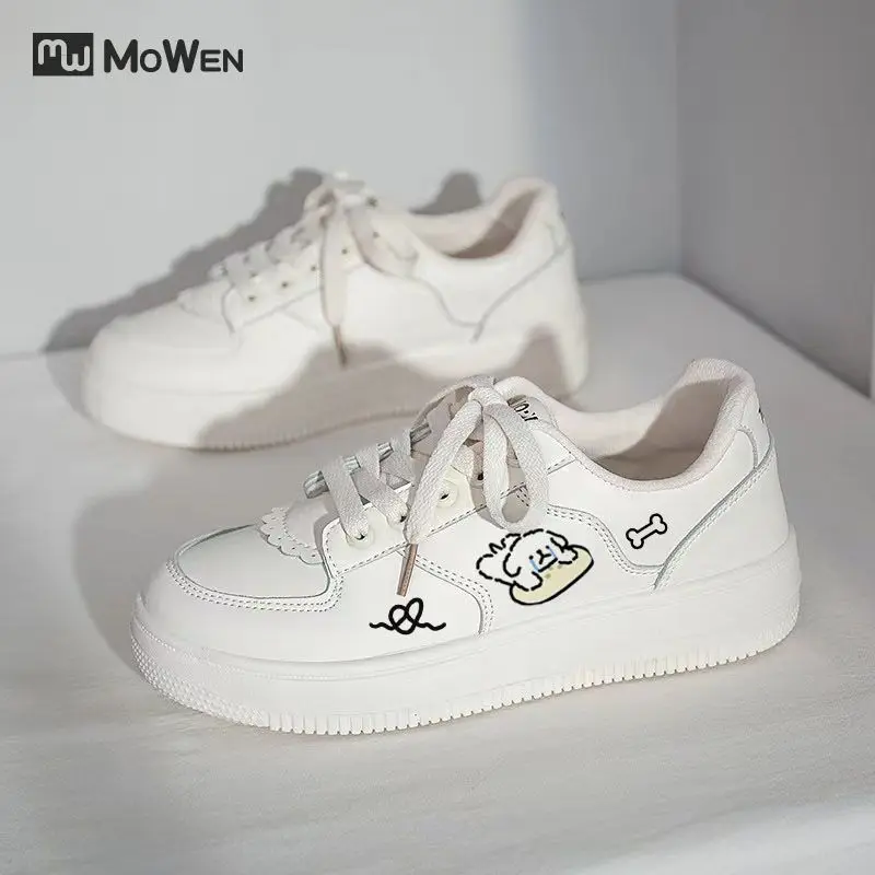 

Kawaii, милые мальтийские ботинки Осаму, маленькие белые ботинки, ботинки для доски, разноцветные ботинки на каждый день, подарок на день рождения для девочек