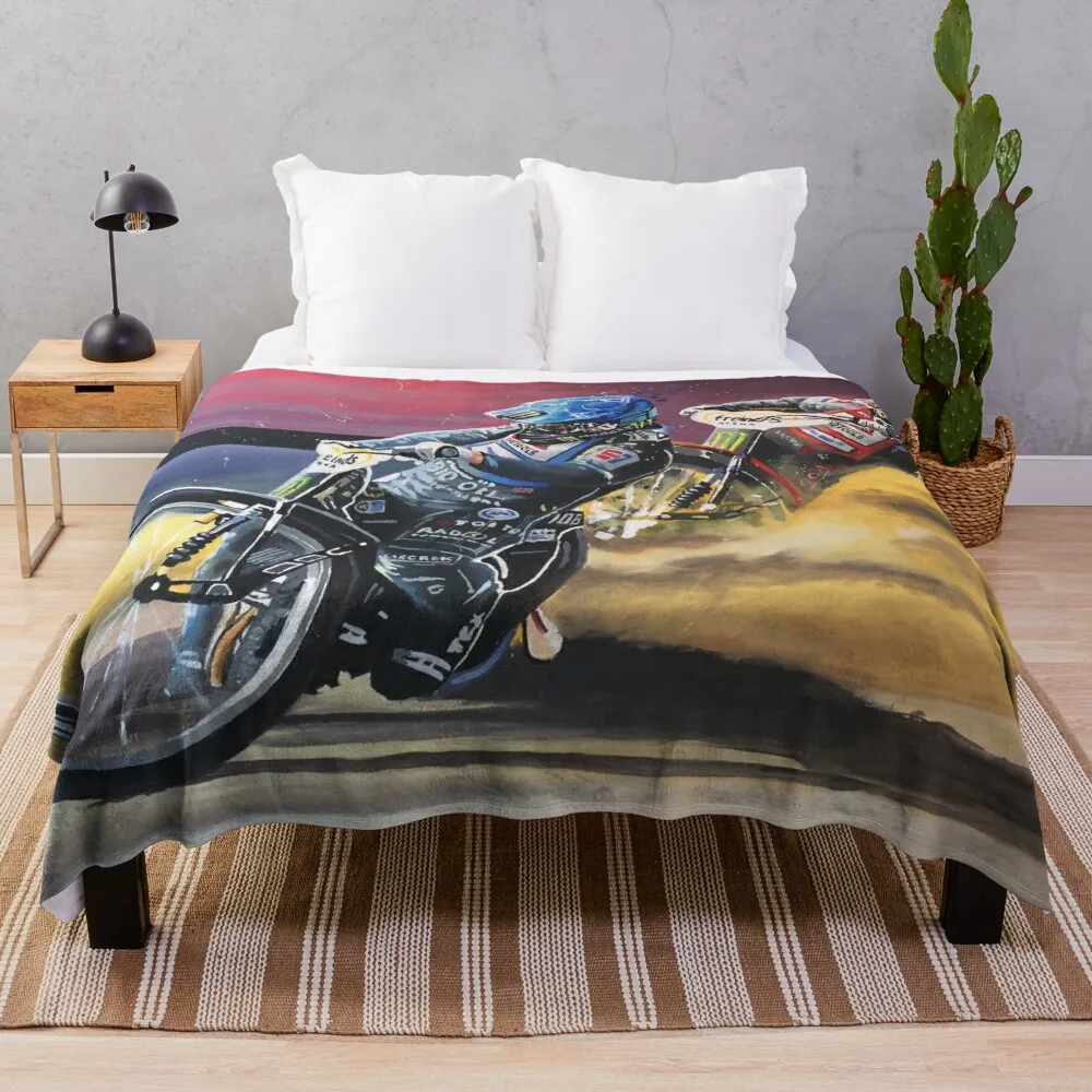 

Speedway Tai Woffinden Throw Blanket Furry Blankets halloween blanket Fashion Sofa Blankets