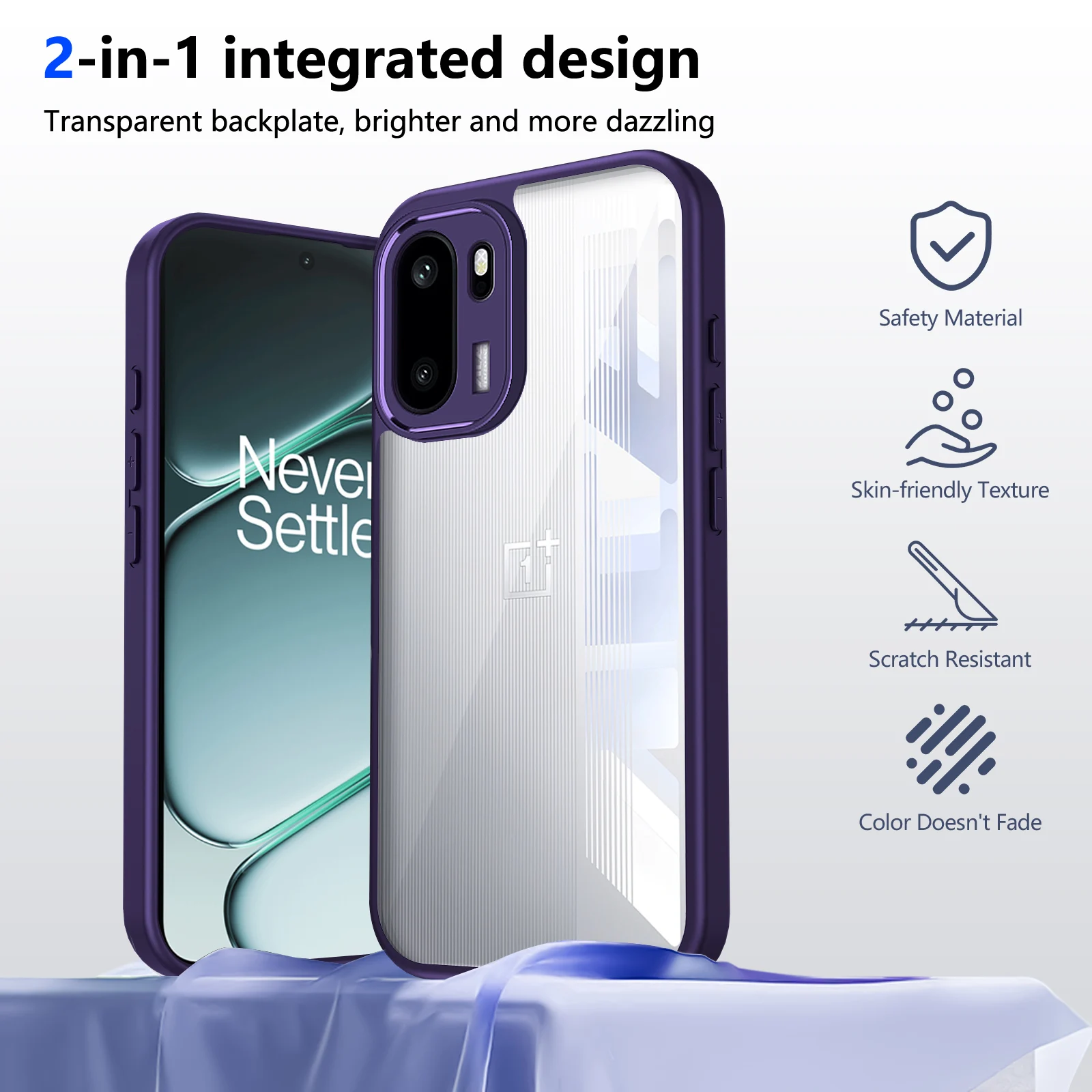 Luxury Transparent Shockproof Bumper Case Cover
