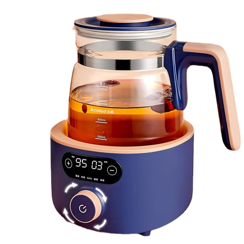 Home Multifunctional Office Automatic Glass Thermostatic Kettle Miniature Tea Maker Health Pot Teapot Kitchen Appliances