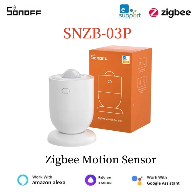 SONOFF SNZB-03P SNZB 03P Zigbee Motion Sensor Human Presence Sensor 5-Sec Faster Detection Smart Scene Google Home Assistant