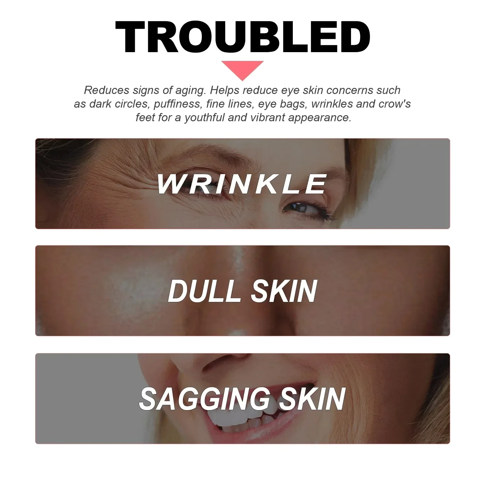 Anti-Wrinkle Eye Cream Remove Eye Bags Dark Circles Anti Aging Lifting Firming Whitening Moisturizing Brighten Skin Care 5