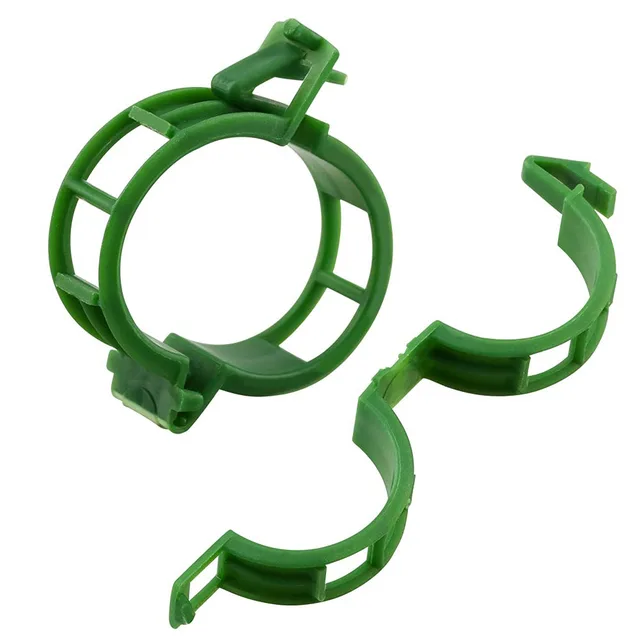 Plant Clips for Climbing Plants,Tomato Trellis Garden Vine Strapping Bundled Buckle Clips,Plastic Trellis Plant Support Clips 6