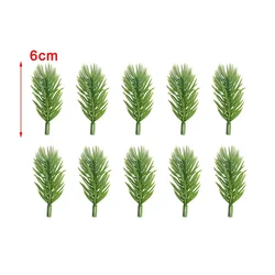 Artificial Pine Needles for Christmas Decor - Green Pine Branches for DIY Holiday Decorations and Ornaments (6CM)