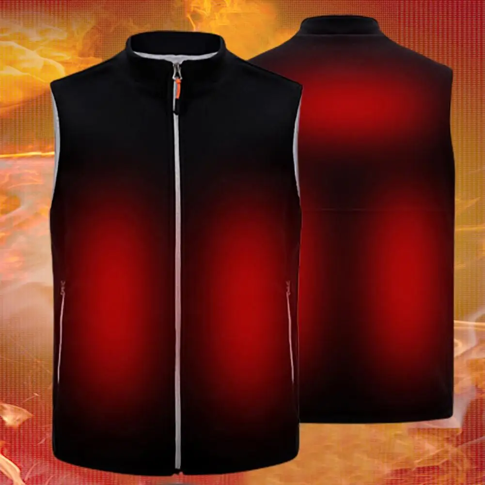 

Heated Vest Jacket Winter Men Women Coat Intelligent USB Electric Heating Thermal Warm Clothes Outdoor Heated Vest