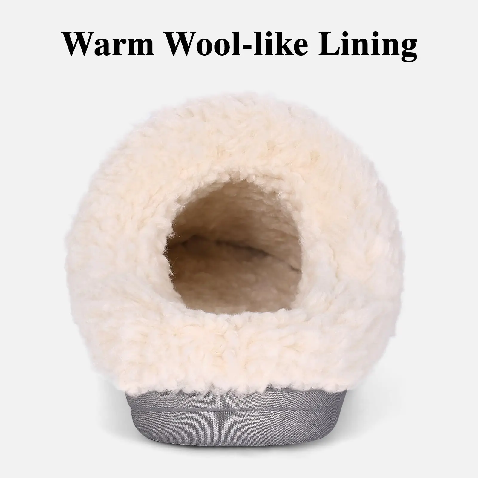 Comwarm Warm Knit Plush Slippers For Women Soft Fluffy Fuzzy House Slippers Indoor Fleece Lined Winter Slippers with Memory Foam 4