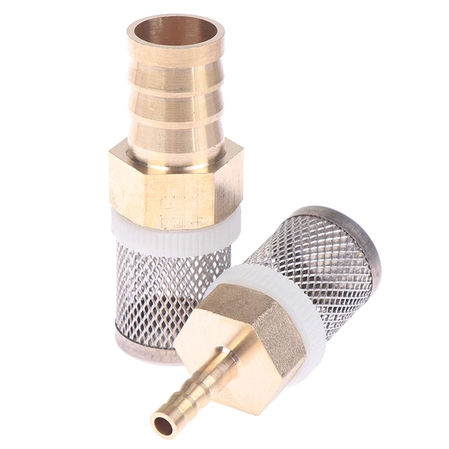 1Pc 6 Mm-19 Mm Tömlőszűrő Autó Mosó Kerti Öntözőszűrő Sárgaréz Szűrő Permetező Szivattyú Háló Rozsdamentes Acél Hálószűrő - Image 4