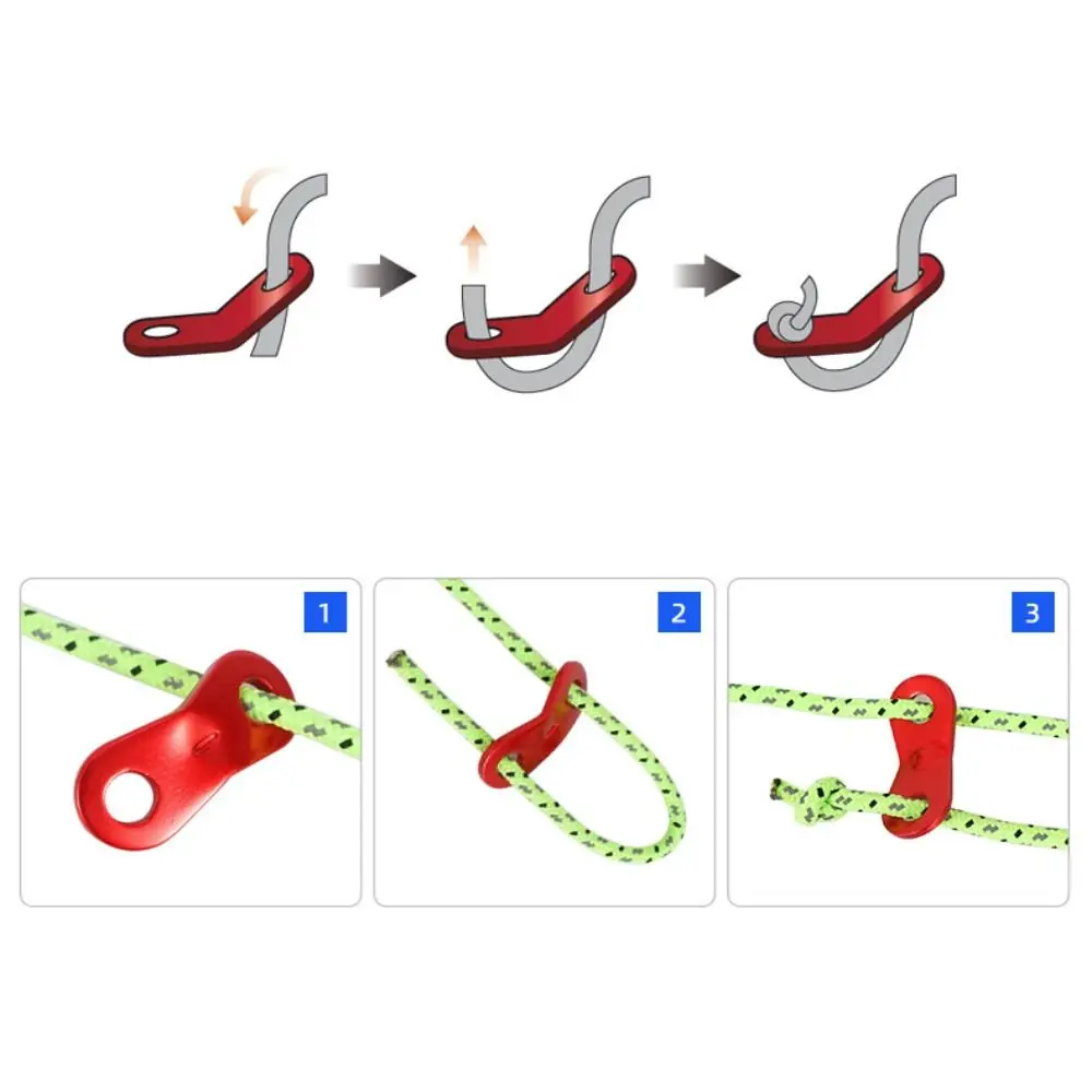 Camping Tent Buckle Nails 2 Hole Tensioners Tent Rope Tensioners Tent Rope Buckles Cord Lock Buckles Wind Rope Peanut Stopper