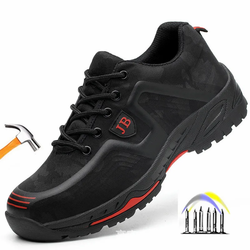 blackworkshoesmenantipunctureworksneakersworkmansafetyshoes