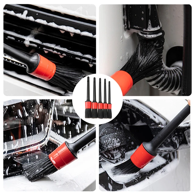 Car Detail Brush Set Wheel Brush Cleaning Kit Interior Detailing Kit Air  Conditioner Brush Brush Set For Cleaning Wheel Interior - AliExpress