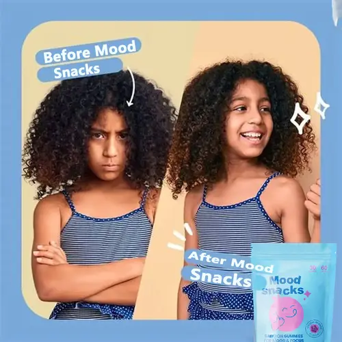 Mood Snacks - Kids Saffron Gummies, Natural Berries Supplements Offer Mood Support and Calms Temper Tantrums, Sugar Free Gummies - Image 3