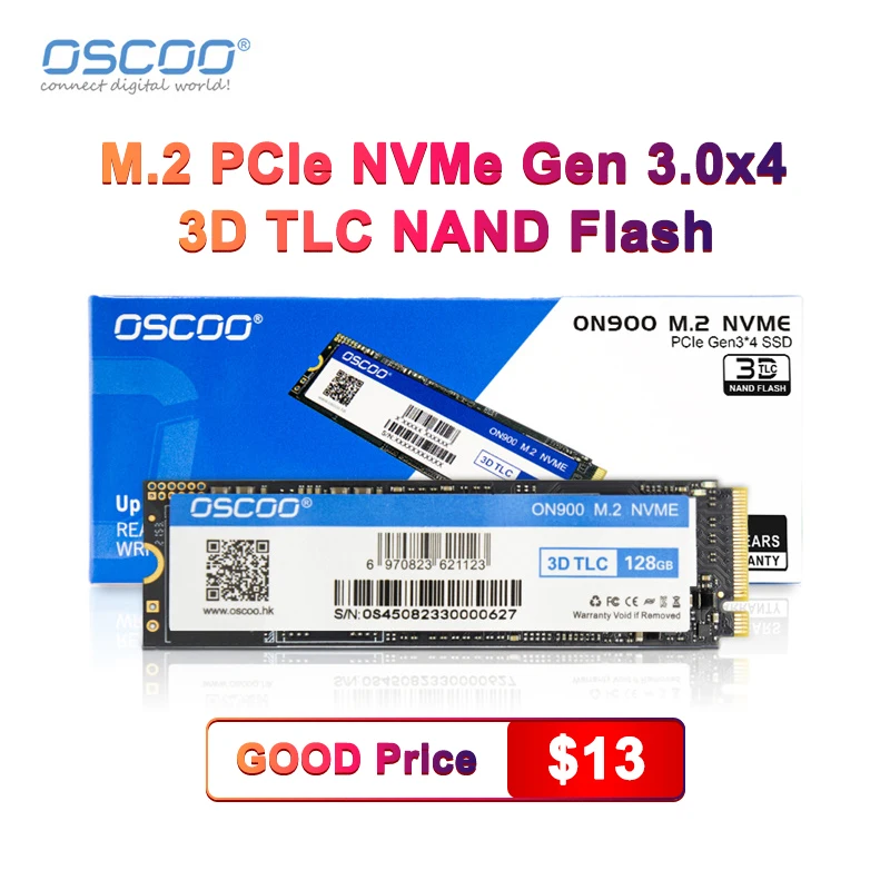 OSCOO M.2 NVMe SSD 1TB 2280 PCIe 3.0x4 Internal SSD