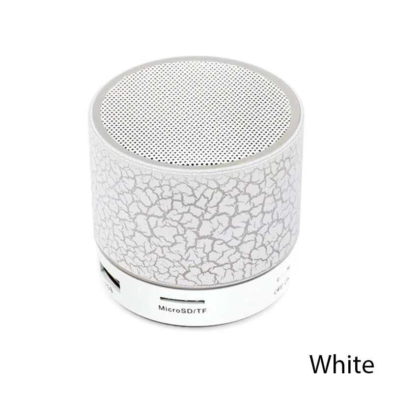 Bluetooth Speaker Mini Wireless Loudspeaker Crack LED TF Card USB Subwoofer Portable MP3 Music Sound Column for PC Mobile Phone 