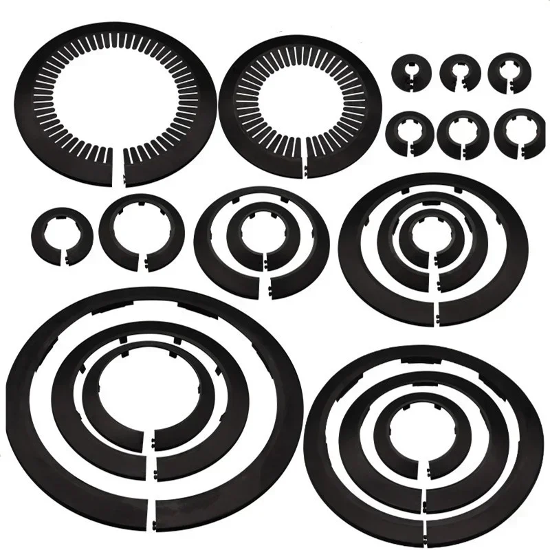 Description Picture 2 of item2/5pcs Pipe Hollow Occlusion Cover Decorative Angle Valve Radiator Pipe Cover Wall Duct Plug Bathroom Kitchen Faucet Accessories