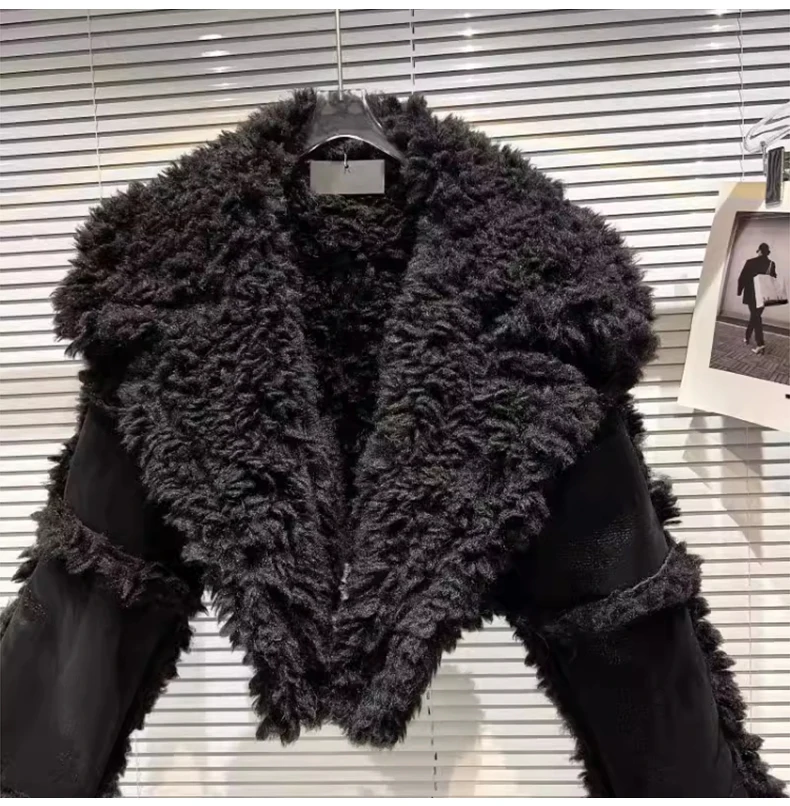 Lautaro coat detail view
