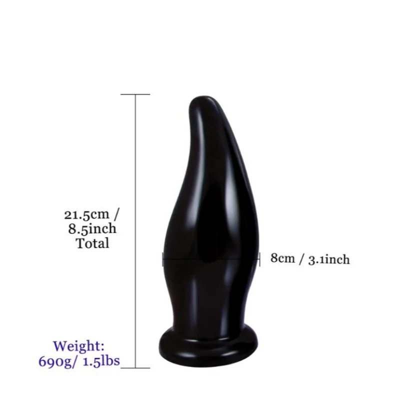 Large Anal Plug Dilator with Suction Cup Dildos Masturbator Stimulate Anus Vagina Long Big Butt Plug Sex Toys Women Men Sex Shop