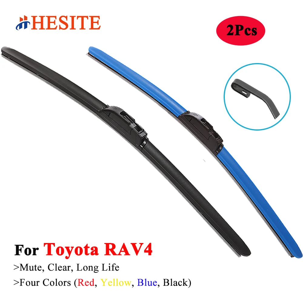 Hesite Colorful Windshield Wiper Blades For Toyota Rav4 Suv A1 A2 A3 A4 A5 4wd 1994 2000 2005