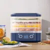 5 Layers Intelligent Fruit Dryer 48 Hours Long Lasting Pet Food Dehydration Smart Thermostatic Fruit Vegetable Meat Dehydrator 5