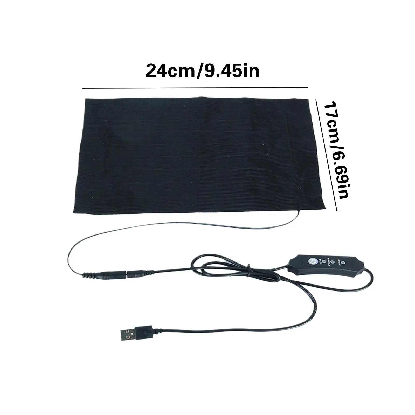 Description Picture 4 of itemUSB 3 Level Electric Heating Pad Pet Dog Cat Bed Warmer 5V Winter Pad Office Mat Warm Heater Chair Carpet Home 2A Electric K4P4