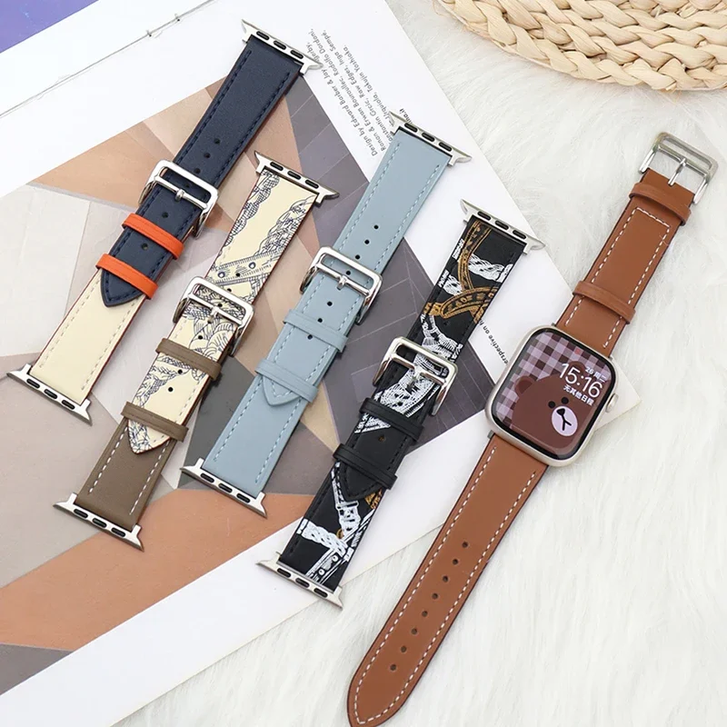 Premium Sport Leather Watch Straps - Versatile and Stylish Design