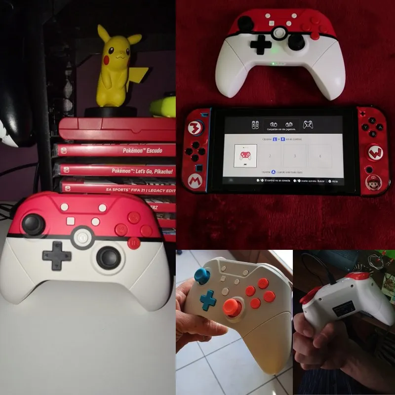 Wireless Support Bluetooth Gamepad Compatible Nintendo Switch Pro/USB PC  For NS Pro Game joystick with NFC 6-Axis vibration