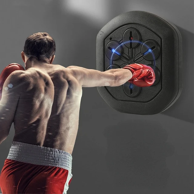 Smart Music Boxing Machine Fun Wall Boxing Target Reaction Target Rhythm  Wall Target Wall Mount Indoor Exercise Equipment