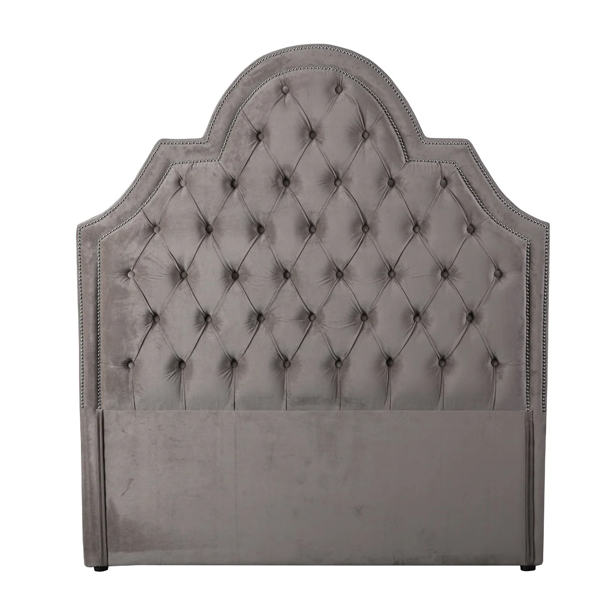Durable and Nice Crystal Button Hotel Bed Headboard