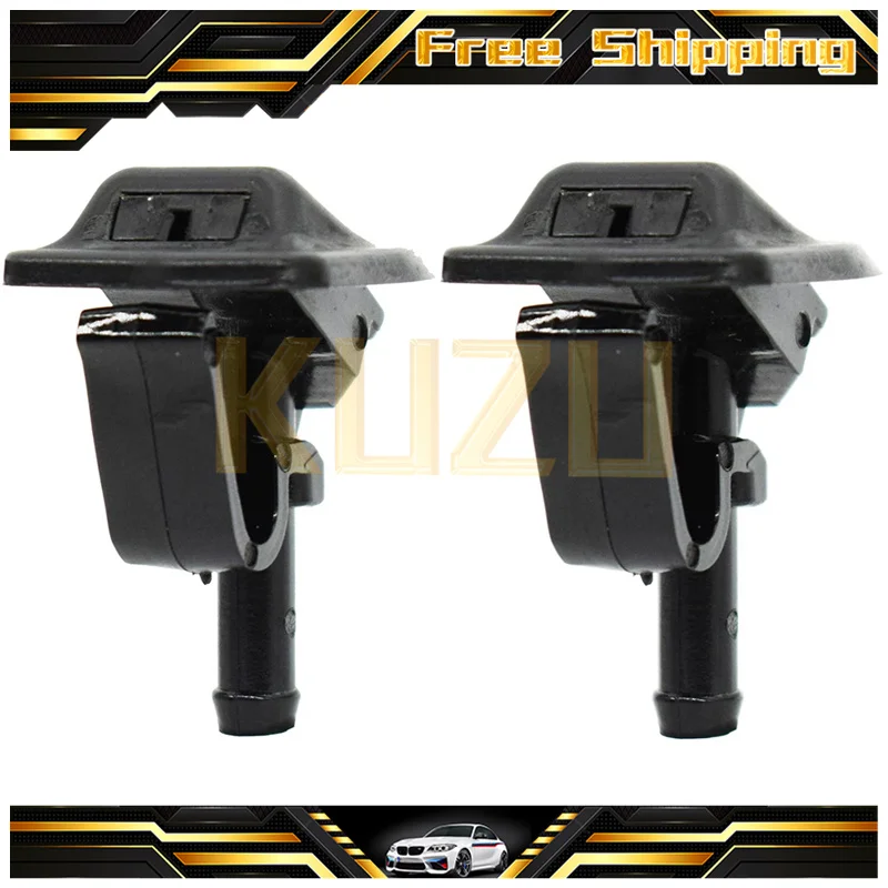 Ugello Lavavetri Anteriore 2 Pezzi 55156728Ab Per Jeep Wrangler 2002-2012 Jeep Tj 2002-2006