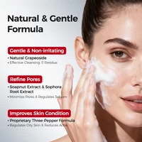 Amino Acid Korean Facial Cleanser with Salicylic Acid – Deep Cleansing, Oil Balance, Help with Pore Tighten, Acne & Blackheads 2