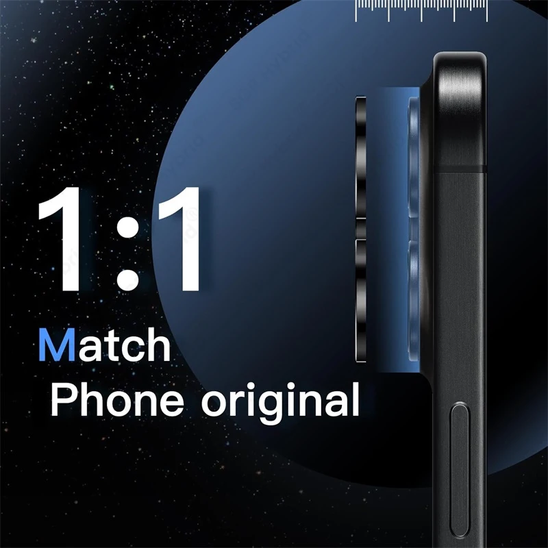 i17 ProMax Metal Ring Camera Glass For Apple iPhone17 iPhone 17 Pro Max Alloy Lens Film i Phone Air iFone iHone 17Pro 17ProMax 5
