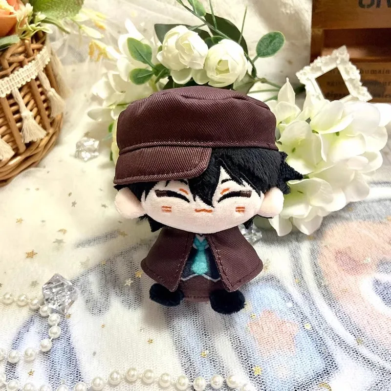 Anime Plush Doll Pendant Dazai Osamu Nakahara Chuuya Rampo Fyodor Dostoevsky Stuffed Toy 10cm Keychain Fans Gift