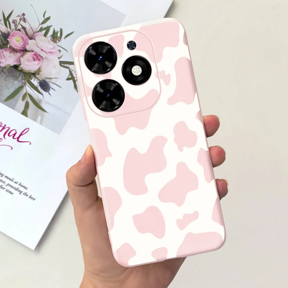 Sunflower Pattern Soft Silicone TPU Jelly Phone Case - Fashionable Protective Bumper Cover