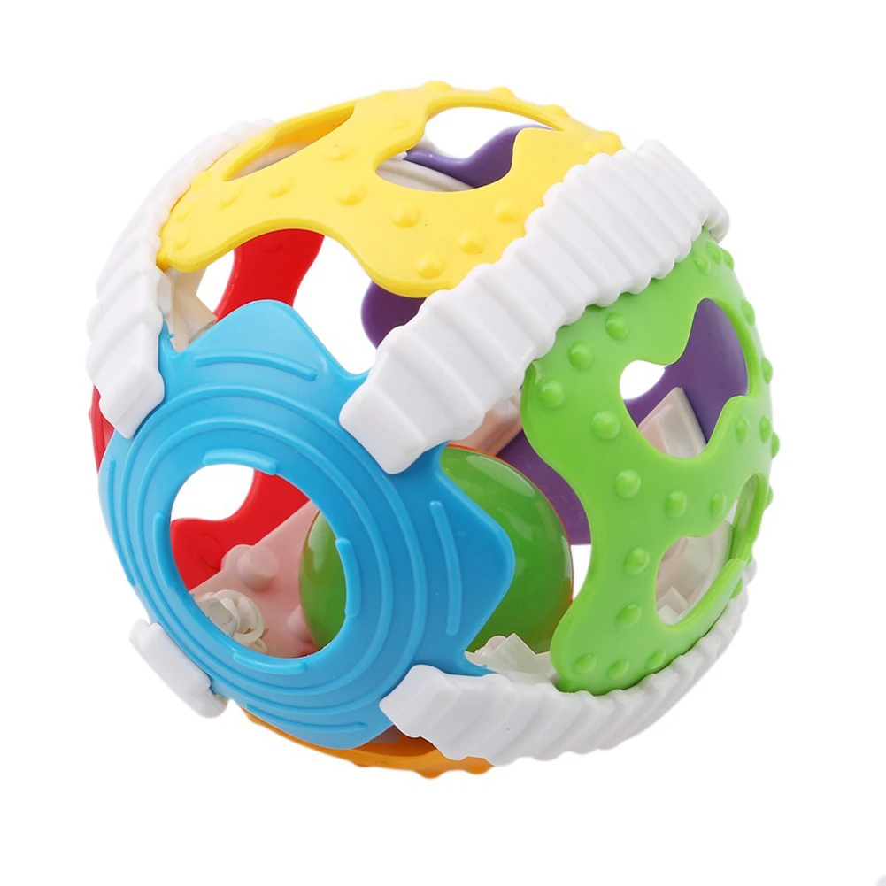 

Toddlers Sensory Activity Easy Grasp Kids Boys Girls Multicolor Baby Ball Rattle Toy Infants Early Development Eye Coordination