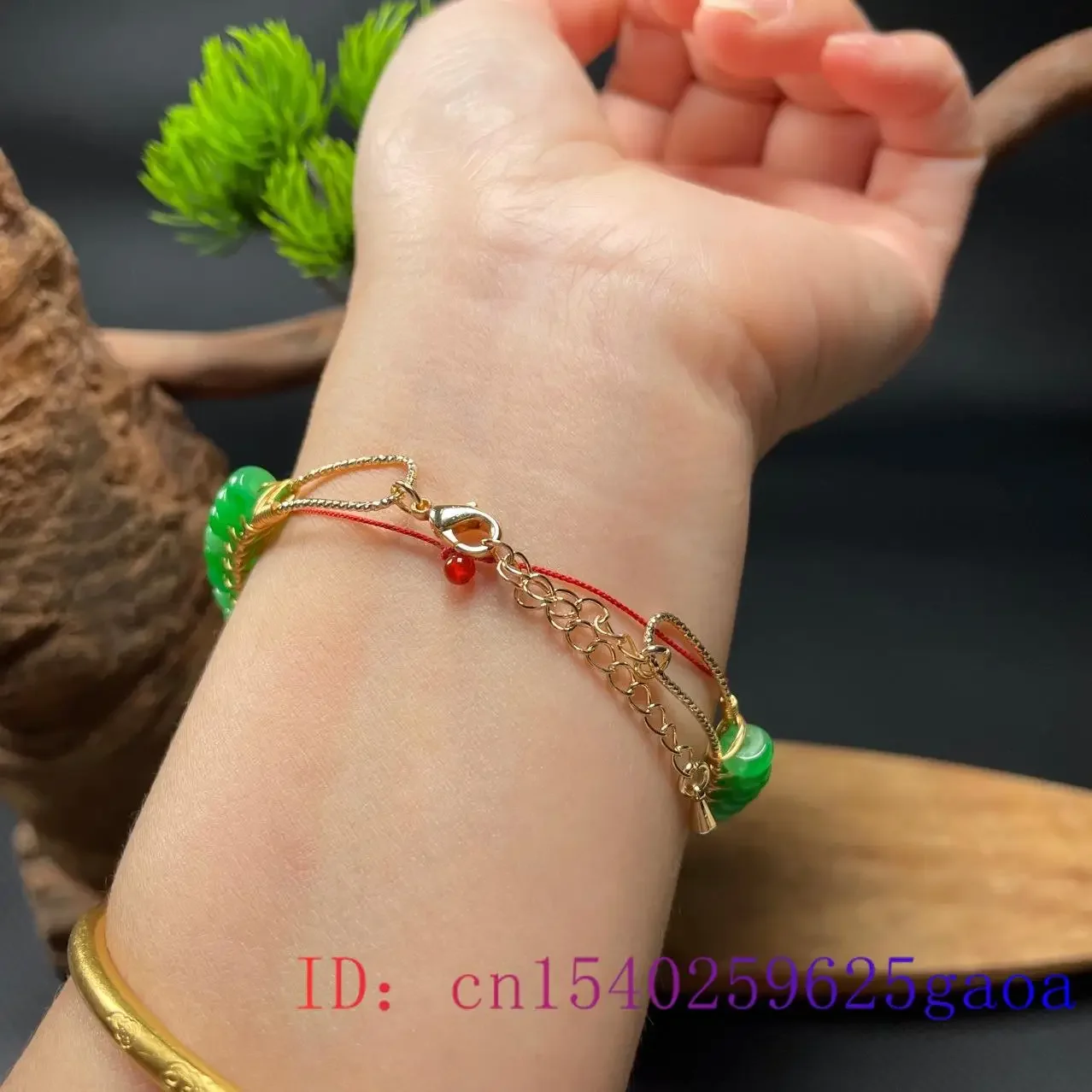 여성을위한 옥 팔찌 디자이너 선물 럭셔리 Jadeite Bangles 자연 중국어  패션 쥬얼리 보석 에메랄드 비즈