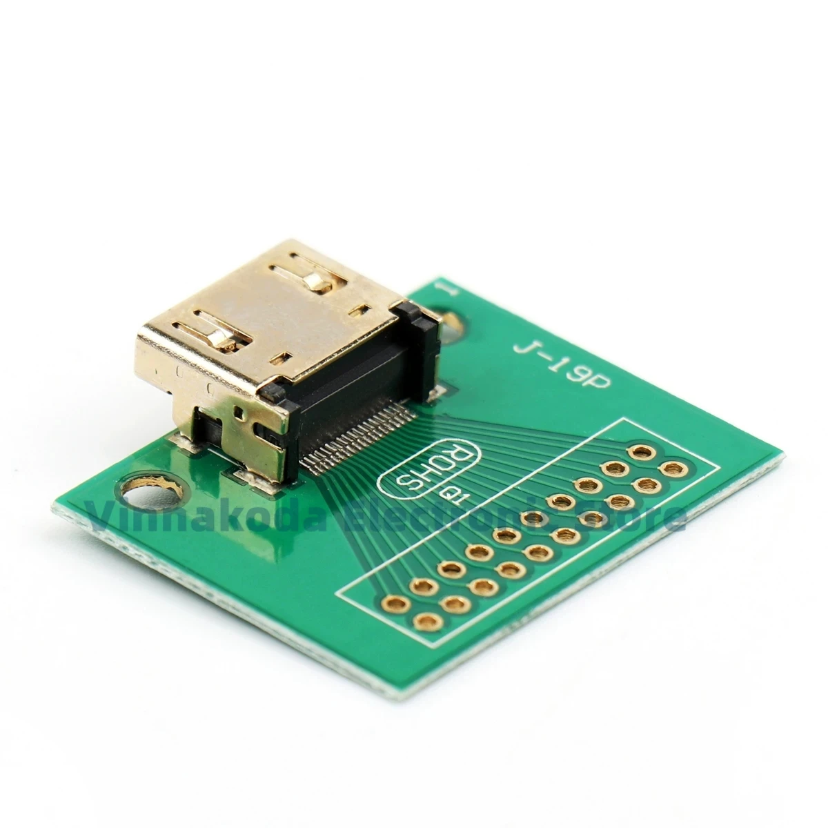 1/2/5PCS HDMI 19PIN 테스트 소켓 유형 A 19핀 커넥터 금도금 PCB 보드 핀 배열 커넥터 어댑터 테스트 보드