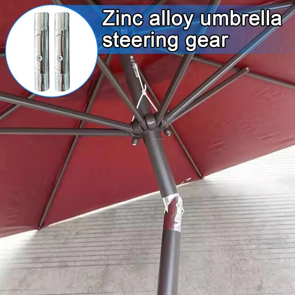 Zinc Alloy Umbrella Connector Patio Umbrella Diverter Connector Tube Holder Replacement Parts Outdoor