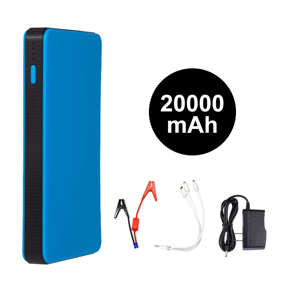 car jumper 20000mAh Car Battery Jump Starter Power Bank 12V 400A Auto Emergency Booster Starting Device with Flashlight for 2.0L Gasoline portable jump starter Jump Starters