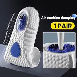 Enhanced Arch Support Shock Absorption Insoles with Breathable Memory Foam - EU45-46(280mm) (White)