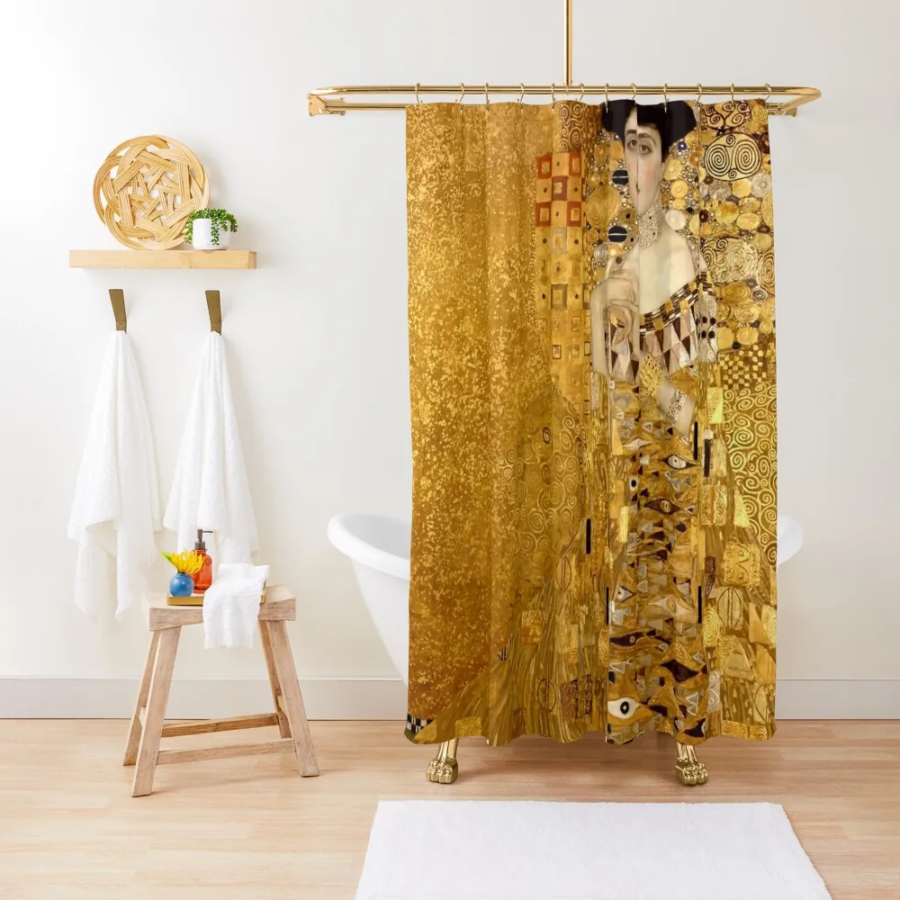 Woman in Gold Portrait by Gustav KlimtShower Curtain Bathroom Shower Curtain