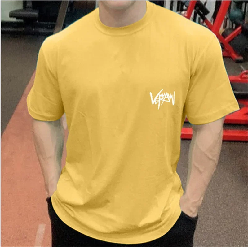 Men's Half Sleeve Round Collar Sports T-Shirt