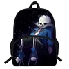 Game U-Undertale Sans Kid Backpacks Boy Girl Student Birthday Gift Child School Bag Large Capacity Camping Durable Rucksack 3