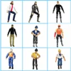 100MM Worker Soldier Courier Model 3.94 Inch Detachable Turnable Cab Doll for 1/146 RC Excavator Cab 1/18 Trailer Cab Model Toys 1