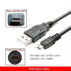Digital Camera USB Data Cable Mini 8Pin Data Cable Camera Accessories