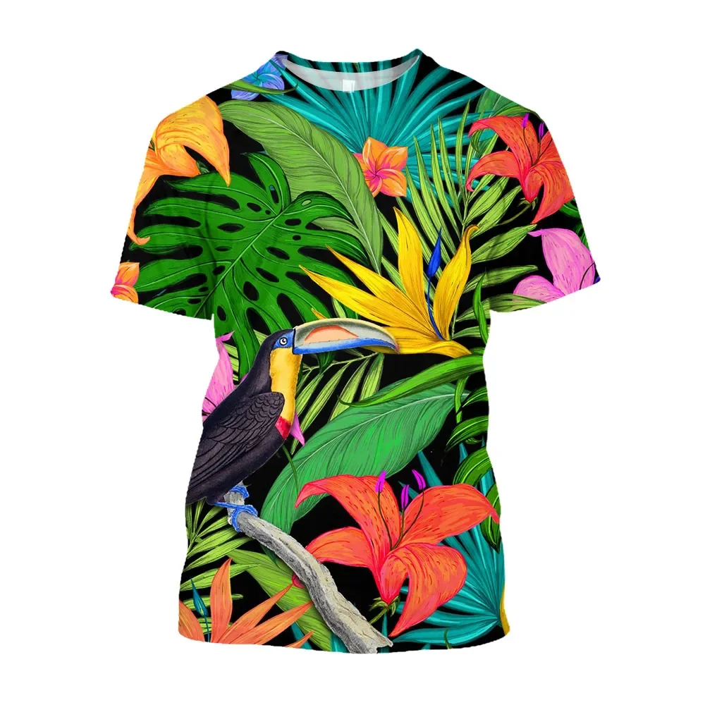 【CPGN STUDIO】Parrot Leaf Embroidery Short Sleeve T-shirt Sbd28b2d1bbae49eab7c42f68ba0c0